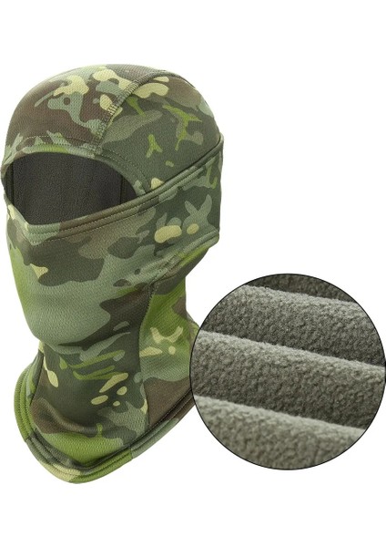WINTER-SP03 Style Kış Isıtıcı Polar Taktik Balaclava Tam Yüz Maskesi Kayak Paintball Koşu Avcılık Yürüyüş Bisiklet Sporları Snowboard Eşarp Erkekler (Yurt Dışından)