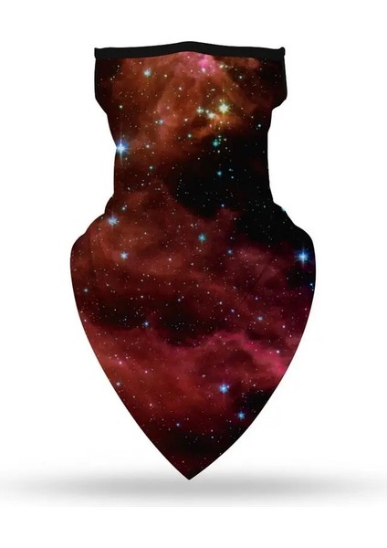 No.12 Tarzı Unisex Men Women Face Scarf Bandana Ear Loops Face Balaclava Neck Gaiters Digital Printed Windproof Thin Wrap Scarf (Yurt Dışından)