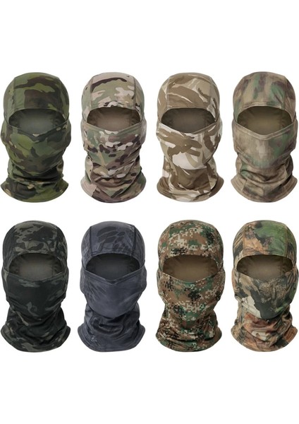 No.15 Tarzı Tactical Camouflage Balaclava Full Face Mask Wargame Cp Military Hat Hunting Bicycle Cycling Army Multicam Bandana Neck Gaiter (Yurt Dışından) fiyatları