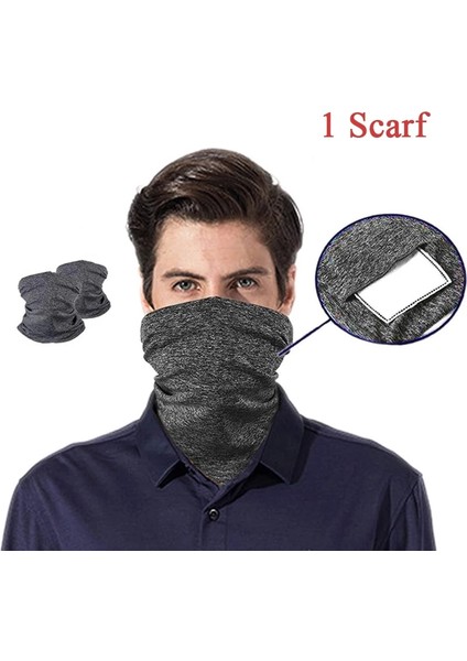 1 Scarf Dgray Style 8 Style Windproof Sky Riding Scarf Bandana Ice Cycling Scarf Face Neck Gaiter Fishing Scarf Outdoor Hiking Sun Protection Muffle (Yurt Dışından)