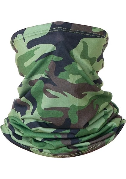 Bir Stil Uv Protection Ice Silk Face Cover Neck Tube Outdoor Sports Bandana Scarf Breathable Hiking Scarf Neck Gaiter Bandana (Yurt Dışından)