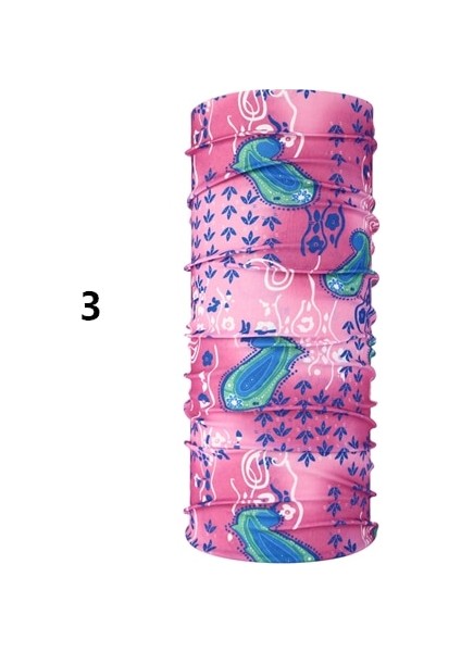 No.3 Tarzı Bisiklet Açık Dikişsiz Balaclava Sihirli Yürüyüş Eşarp Erkek Kadın Güneş Koruma Bandana Boyun Çorapları Bisiklet Sürme Kamp Eşarp (Yurt Dışından)