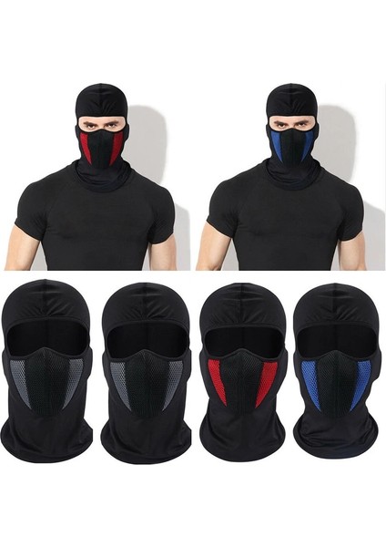 Siyah Stil Winter Warmer Outdoor Windproof Ski Hat Beanies Unisex Autumn Motorcycle Cycling Balaclava Full Face Mask Neck Scarf Cap Chapeau (Yurt Dışından) fırsatları