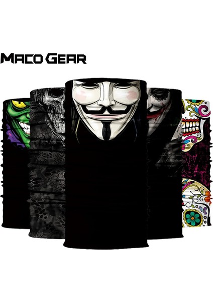 HR040678 Stili Yaz 3D Kafatası Dikişsiz Bandana Kayak Yüz Maskesi Koşu Yürüyüş Bisiklete Binme Avcılık Snowboard Balıkçılık Nefes Eşarp Erkekler Kadınlar (Yurt Dışından) fiyatları