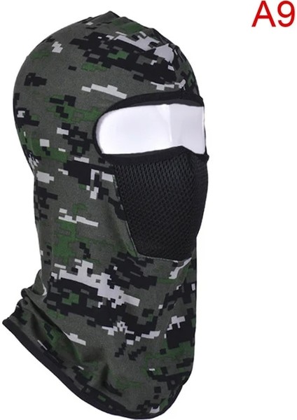ZXCW0815-A9 Stili Tam Yüz Koruyucu Şapka Balaclava Şapka Ordu Taktik Cs Kış Kayak Bisiklet Şapka Güneş Koruma Eşarp Sıcak Yüz Maskeleri (Yurt Dışından)