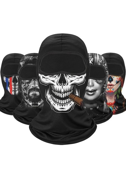 No.24 Tarzı Moda Nefes Yüz Maskesi Erkekler Kadınlar Için Bandana Eşarp Motosiklet Tam Yüz Maskesi Bisiklet Kayak Maskesi Hood Körüğü Boyun (Yurt Dışından) modelleri