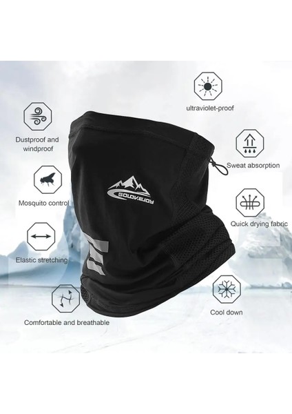 D Stili Yaz Güneş Koruyucu Uv Koruması Buz Ipek Yüz Koruyucu Boyun Tüpü Doğa Sporları Bisiklete Binme Rüzgar Geçirmez Toz Geçirmez Nefes Alabilir Bandana (Yurt Dışından) fiyatları