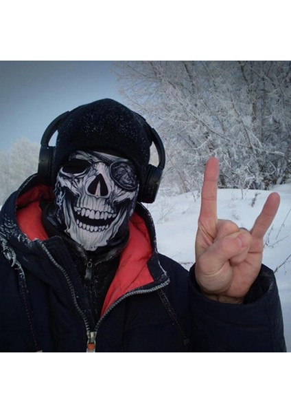PL180800 Stili Kafatası Dikişsiz Bandana Eşarp Braga Cuello Punisher Yüz Maskesi Açık Havada Askeri Ordu Balaclava Bufanda Hombre Bisiklet Kadın Erkek (Yurt Dışından) fırsatları