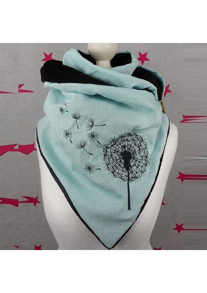 No.12 Tarzı Evrensel Sonbahar Kış Sıcak Rüzgar Geçirmez Kedi Baskılar Çift Katmanlı Toka Eşarp Yeni Tasarımcı Kadın Modası Bufanda (Yurt Dışından)