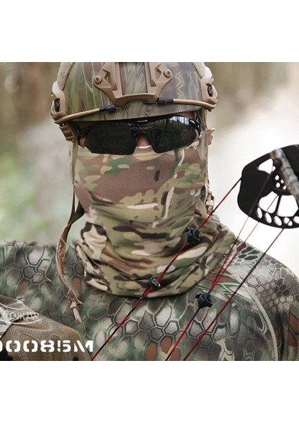 Kar Stili Multicam Camo Taktik Maske Boyun Körüğü Kapak Erkek Kadın Yüz Bandana Güneş Serin Askeri Bisiklet Avcılık Yürüyüş Kamp Tüp Eşarp (Yurt Dışından) fiyatları