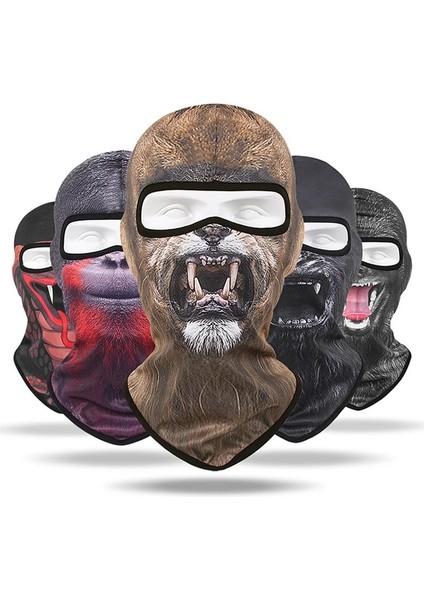 K05 Stili Tek Boyut Hayvan Baskı Balaclava Çocuklar Mascarillas Çocuk Boyun Isıtıcı Körüğü Yüz Kalkanı Açık Bisiklet Kaykay Kayak Tam Yüz Kapağı (Yurt Dışından) modelleri