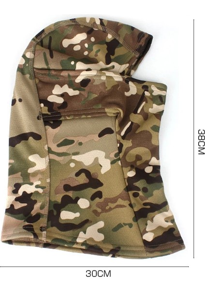 C06 Camo Stili Tek Boyut Mysterypark Taktik Kamuflaj Balaclava Kış Kalın Polar Tam Yüz Maskesi Avcılık Bisiklet Kayak Kask Liner Bandana Eşarp (Yurt Dışından)
