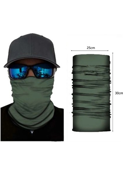 G Tarzı 25X50CM Açık Bisiklet Yürüyüş Kamp Avcılık Koşu Boyun Tüp Eşarp Bandana Bisiklet Motosiklet Yüz Maskesi Bandana Sihirli Eşarp Erkekler Kadınlar (Yurt Dışından)