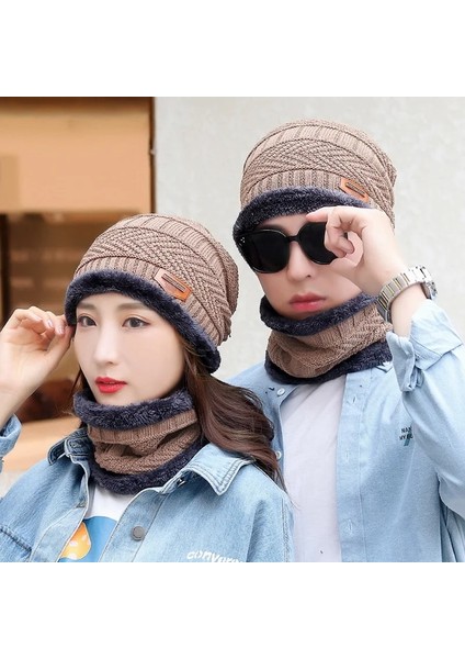 Cap-Red Style Tek Boyut Kış Bere Şapka Erkekler Için Örme Şapka Kış Kap Bere Kadınlar Kalın Yün Boyun Eşarp Kap Balaclava Maske Bonnet Şapkalar Gorras (Yurt Dışından) indirimleri