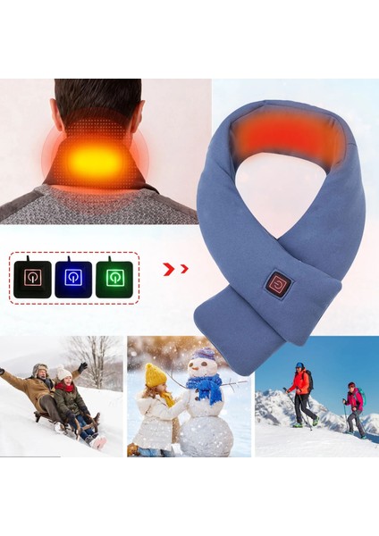 Rd Stili Yeni Kış Eşarp Isıtmalı Eşarp USB Kadın Isıtma Eşarp Çift Eşarp Atkısı Peluş Yaka Atkılar Şal Boyun Isıtıcı (Yurt Dışından) indirimleri
