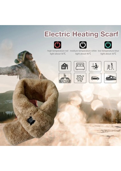 Siyah Stil Isıtmalı Boyun Wrap Kış Oudoor Elektrikli Isıtma Boyun Wrap Örme Sıcak Tutmak Boyun Isıtıcı Erkekler Kadınlar Isıtma Eşarp (Yurt Dışından) fırsatları