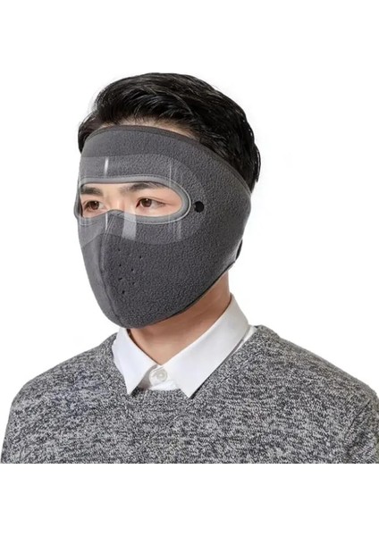 No.4 Tarzı 1pc Full Face Mask Antifog Removable Eye Protection Screen Windproof Winter Keep Warm Motorcycle Mask Cycling Face Mask Hot (Yurt Dışından)