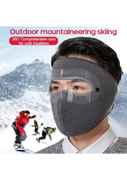 No.4 Tarzı 1pc Full Face Mask Antifog Removable Eye Protection Screen Windproof Winter Keep Warm Motorcycle Mask Cycling Face Mask Hot (Yurt Dışından) fiyatları