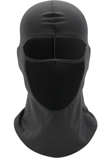 Gümüş Tarzı Yaz Bisikleti Motosiklet Maskesi Rüzgar Geçirmez Termal Örgü Balaclava Motosiklet Biker Yüz Maskesi Rüzgar Geçirmez Yarış Kayak Maskesi Binme Erkekler (Yurt Dışından)
