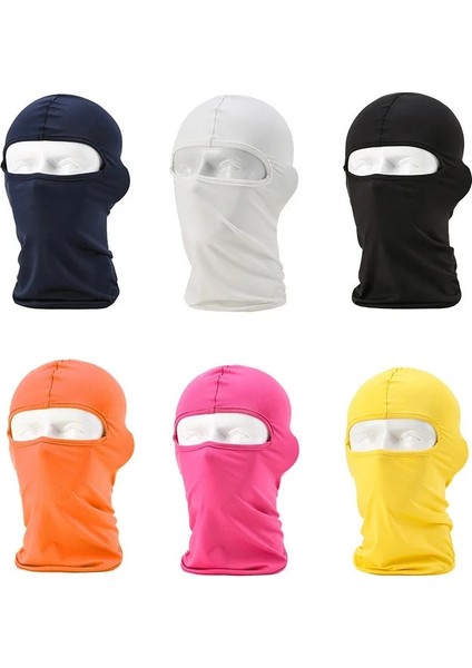 Turuncu Tarzı 1 Adet Likra Motosiklet Tam Yüz Maskesi Erkek Kadın Wargame Bisiklete Binme Kayak Snowboard Rüzgar Şapkası Kış Sıcak Boyun Siyah Bisiklet Doğa Sporları (Yurt Dışından) fırsatları