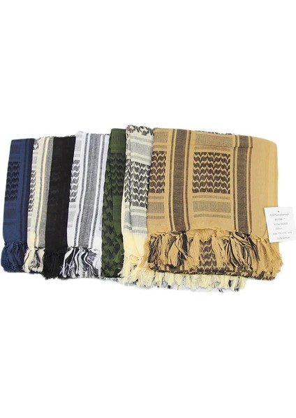 Ten Rengi Açık Yürüyüş Kalınlaşmış Pamuklu Eşarp Askeri Arap Taktik Çöl Eşarp Ordu Shemagh Eşarp Erkekler Kadınlar Için Püskül ile (Yurt Dışından) fiyatları