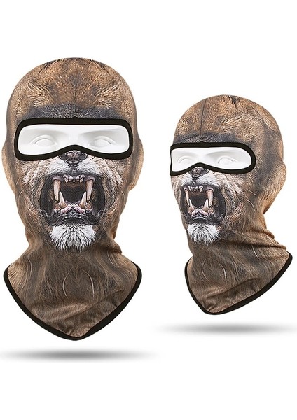K17 Stili Tek Boyut Hayvan Baskı Balaclava Çocuklar Tam Yüz Maskesi Açık Çocuk Boyun Isıtıcı Körüğü Buffs Eşarp Bisiklete Binme Kayak Kaykay Yüz Kalkanı (Yurt Dışından) indirimleri
