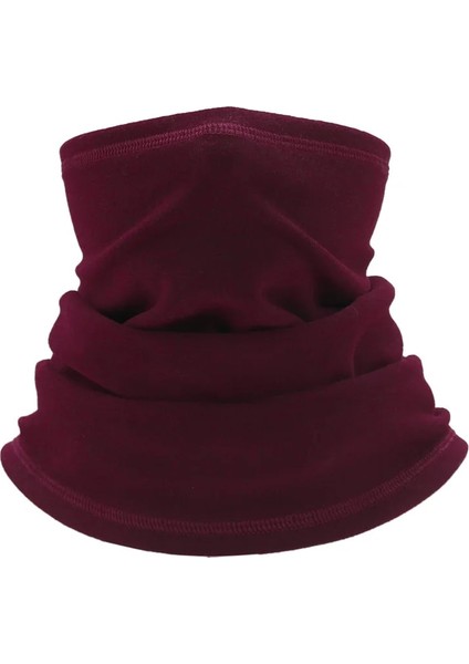 Gök Mavisi Tarzı Rüzgar Geçirmez Açık Polar Sıcak Bandana Buffs Düz Renk Yüz Maskesi Eşarp Güneş Uv Boyun Isıtıcı Kalkan Erkekler Kadınlar Kış Mascarillas (Yurt Dışından)