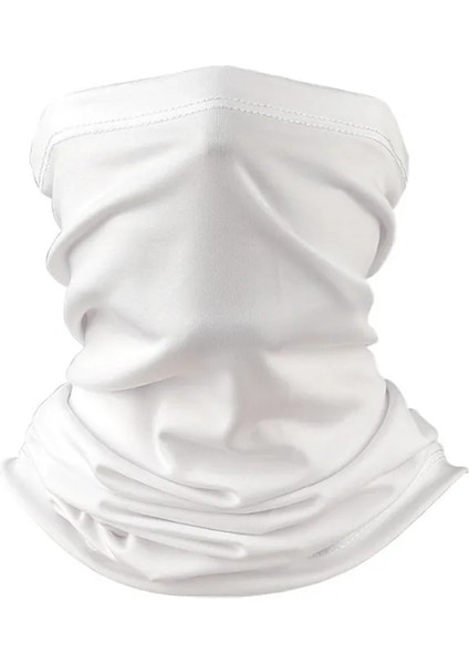 Beyaz Stil Ice Silk Scarf Cycling Bandana Hiking Camping Hunting Running Army Bicycle Military Tactical Neck Cover Gaiter MEN2021 (Yurt Dışından)