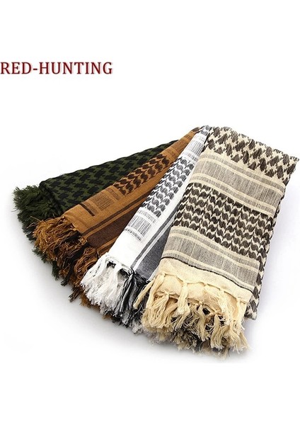 Kırmızı Stil 2020 Yeni Askeri Eşarp Askeri Kamp Ordu Tactarf Rüzgar Geçirmez Toz Geçirmez Açık Spor Eşarp 100% Pamuk Wargame Atkılar (Yurt Dışından) fırsatları