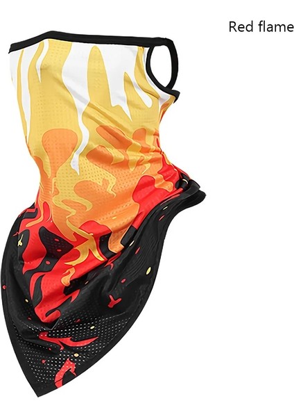 B-5 Stili 2022 Fashion Neck Tube Scarf With Ear Loops Windproof Face Mask Ski Halloween Costume 3D Animal Printed Bandana Cycling Hiking (Yurt Dışından)