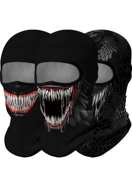 210012 Boyun Körüğü Stili Nefes Alabilir Balaclava Tam Yüz Maskesi Venom Bandana Boyun Buff Körüğü Kominiarka Multicam Yürüyüş Eşarp Motosiklet Yüz Kapağı Yaz (Yurt Dışından) fiyatları