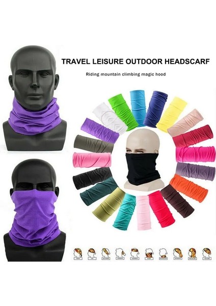 NO.44607 Stili Ycling Açık Eşarp Erkek Kadın Güneş Koruma Bandana Boyun Çorapları Sürme Kamp Eşarp Faaliyetleri Çok Fonksiyonlu Bandanalar (Yurt Dışından) fiyatları