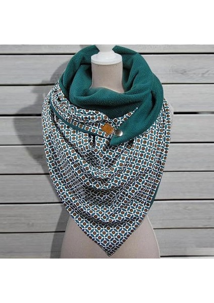 No.11 Stili Moda Kadın Tok Nokta Baskı Düğmesi Yumuşak Wrap Günlük Sıcak Eşarplar Şallar Fular En Soie Платок Женский (Yurt Dışından)