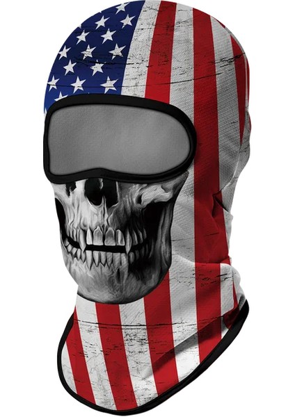 HT210022 Stili Venom Punisher Balaclava Camo Boyun Körüğü Spor Bisiklet Eşarp Bandana Motosiklet Tam Yüz Kapağı Kask Astar Kayak Maskesi Kadın Erkek (Yurt Dışından)