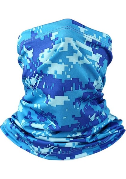 Kamuflaj Mavi Tarzı Buz Ipek Üçgen Eşarp Bisiklet Bandana Yürüyüş Kamp Avcılık Koşu Ordu Bisiklet Askeri Taktik Boyun Örtüsü Körüğü Me (Yurt Dışından) indirimleri