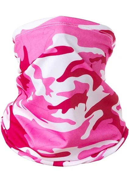 Kamuflaj Mei Kırmızı Stili Tek Boyut Yeni Totraıt Yüksek Li Eşarp Bisiklete Binme Yürüyüş Eşarp Rüzgar Geçirmez Kamp Bandana Toz Geçirmez Güneş Koruma Yün (Yurt Dışından)