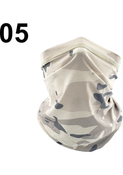 05 Cp Kar Stili Taktik Tüp Eşarp Boyun Bandana Erkekler Yüz Eşarp Nefes Alabilir Doğa Sporları Balıkçılık Bisiklet Boyun Koruma Motosiklet Boyun Koruma (Yurt Dışından)