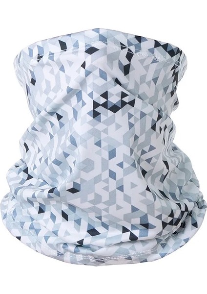 Gri Kareler Stili Tek Boyut Yeni Totraıt Yüksek Li Eşarp Bisiklete Binme Yürüyüş Eşarp Rüzgar Geçirmez Kamp Bandana Toz Geçirmez Güneş Koruma Yün (Yurt Dışından)