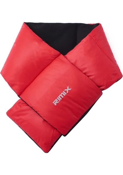 Kırmızı Stil Tek Boyut Rımıx Unisex Kış Termal Kalınlaşma Aşağı Eşarp Ultra Hafif Boyun Isıtıcı Doğa Sporları Yürüyüş Tırmanma Kayak Snowboard Için (Yurt Dışından)
