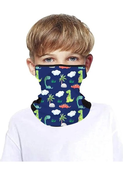B Tarzı 40# Çocuk Bandana Eşarp Nefes Alabilir Örgü Delikler Yüz Kapağı Soğutma Boyun Çorapları Kulak Halkalı Yürüyüş Atkıları Бандана На Голову (Yurt Dışından) fırsatları