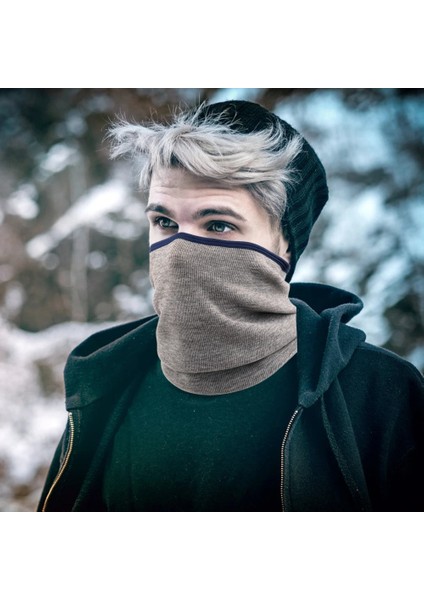 Siyah Stil Doğa Sporları Kış Termal Yüz Örtüsü Bandana Bisiklet Kayak Yürüyüş Bisiklete Binme Yüz Maskesi Sürme Snowboard Koşu Eşarp Erkek Kadın (Yurt Dışından)