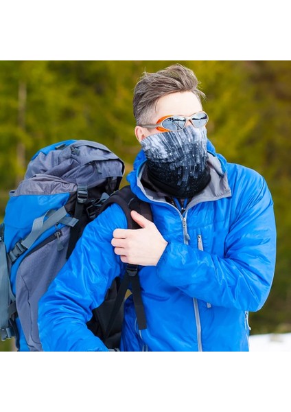 A-03 Stili Kış Polar Termal Bandana Boyun Isıtıcı Kayak Yüz Maskesi Yürüyüş Bisiklete Binme Snowboard Spor Avcılık Koşu Kalın Eşarp Erkek Kadın (Yurt Dışından)