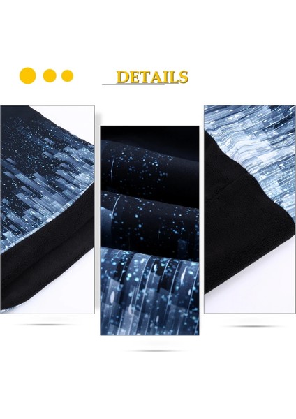 A-03 Stili Kış Polar Termal Bandana Boyun Isıtıcı Kayak Yüz Maskesi Yürüyüş Bisiklete Binme Snowboard Spor Avcılık Koşu Kalın Eşarp Erkek Kadın (Yurt Dışından)
