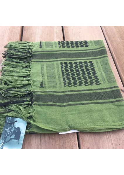 Tan Insan Iskeleti Stili Moda Erkekler Hafif Kare Açık Şal Askeri Arap Taktik Çöl Ordusu Shemagh Keffıyeh Arafat Eşarp Yürüyüş Kampı Için (Yurt Dışından)