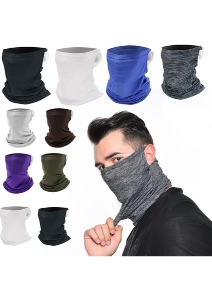 Kahverengi Tarzı Ourdoor Buz Ipek T Bisiklet Sporları Bandana Yürüyüş Kamp Avcılık Koşu Ordu Bisiklet Askeri Taktik Boyun Körüğü (Yurt Dışından) fiyatları