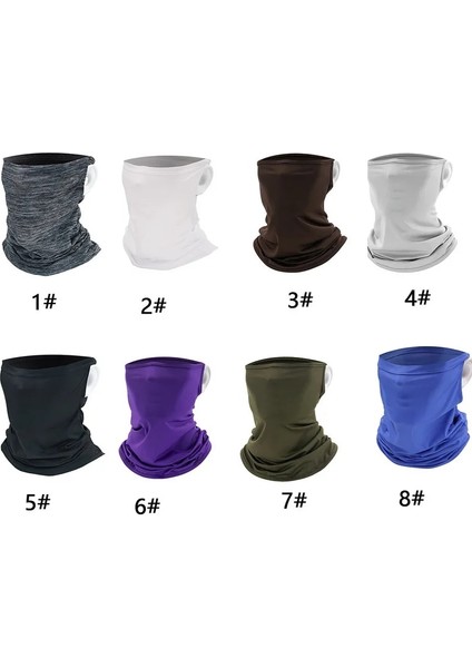 Kahverengi Tarzı Ourdoor Buz Ipek T Bisiklet Sporları Bandana Yürüyüş Kamp Avcılık Koşu Ordu Bisiklet Askeri Taktik Boyun Körüğü (Yurt Dışından) fırsatları