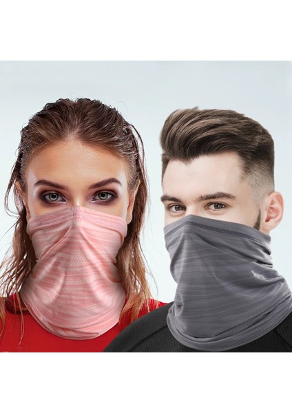 Ash Gray 02 Style Hiking Cool Face Bandana Men Tube Scarf Half Mask Cover Gaiter Neck Warmer Cycling Running Hunting Bicycle Sun Mask Women Summer (Yurt Dışından) indirimleri