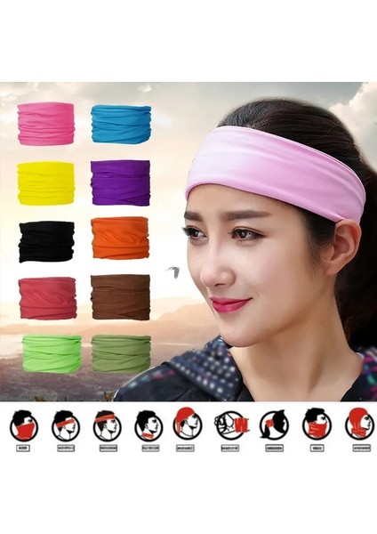 NO.44600 Tarzı Ycling Açık Eşarp Erkek Kadın Güneş Koruma Bandana Boyun Çorapları Sürme Kamp Eşarp Faaliyetleri Çok Fonksiyonlu Bandanalar (Yurt Dışından) modelleri