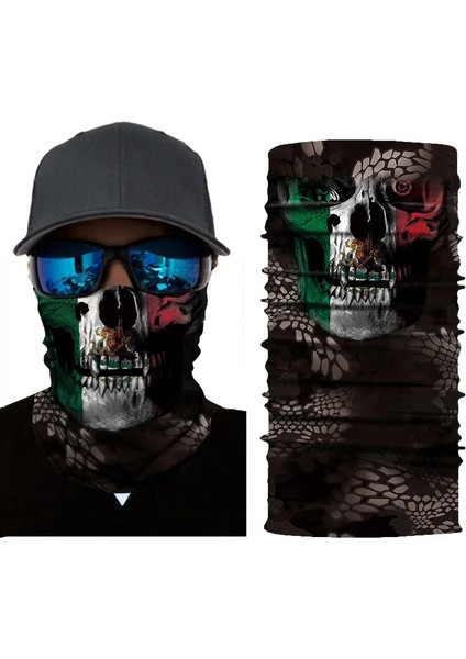 B35 Stili Film Deadpool Bandana Kafatası Dikişsiz Balaclava Buffs Sihirli Eşarp Doğa Sporları Yüz Kapak Erkekler Kadınlar Balıkçılık Yürüyüş Boyun Isıtıcı (Yurt Dışından)