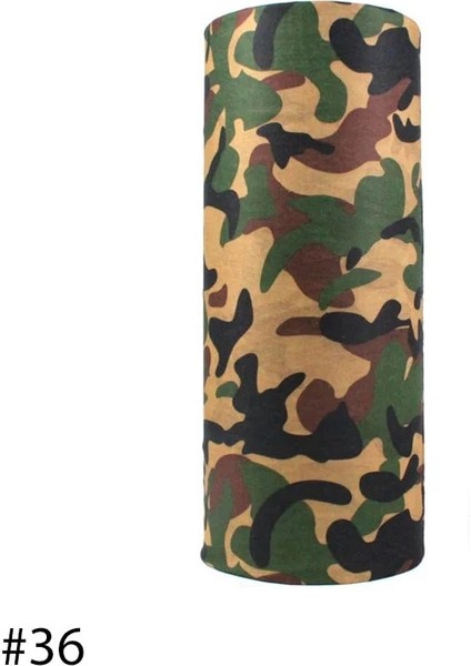 No.36 Tarzı Eşarp Bandana Kafatası Dikişsiz Balaclava Erkek Kadın Yüz Maskesi Taktik Spor Kapak Balıkçılık Yürüyüş Bisiklet Avcılık Için Yüz Kalkanı (Yurt Dışından)